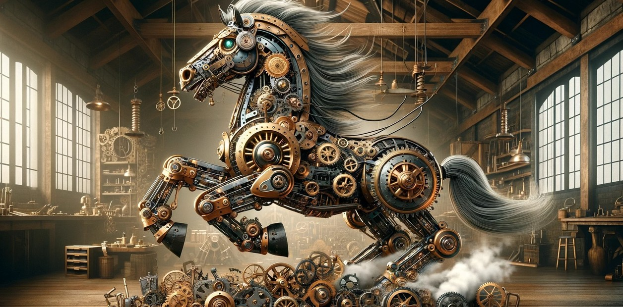 caballo de acero