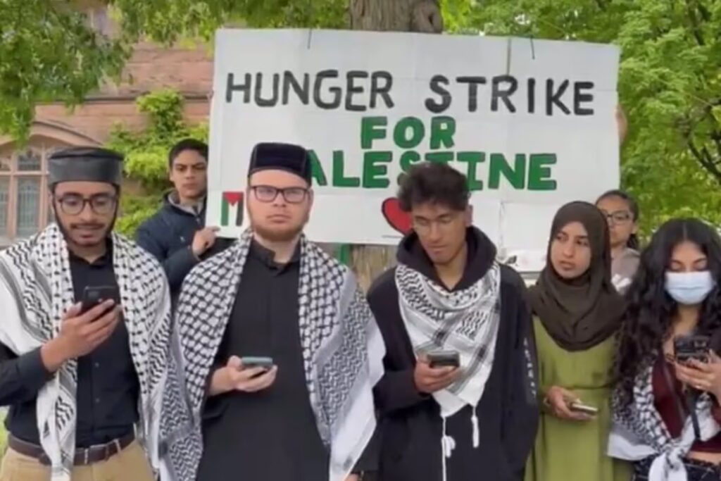 huelga de hambre universidad eeuu
