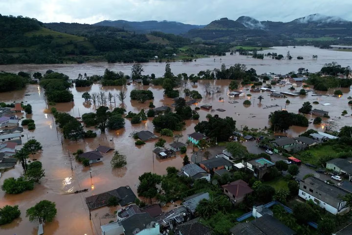 inundaciones sur de brasil